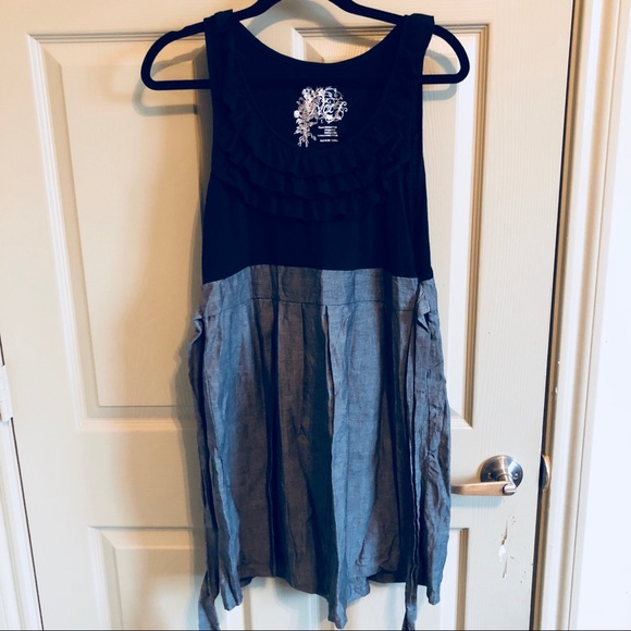 Black Schoolgirl Type Dress - Picture 4 of 6